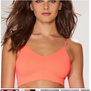 Free People Intimately Seamless Low back Bralette in Orange
